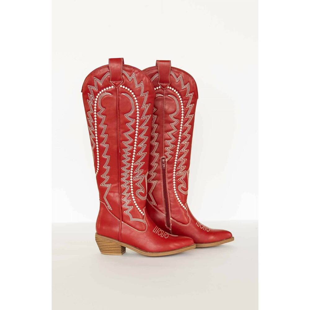 NEW MIA SHOES women's locklyn cowboy boots in red